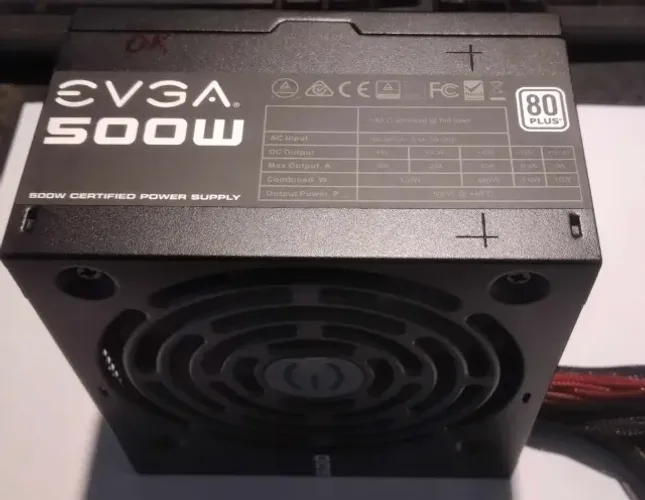 FONTE DE ALIMENTAÇÃO: 500W - EVGA - 80 PLUS - BRONZE - OFERTA RELÂMPAGO