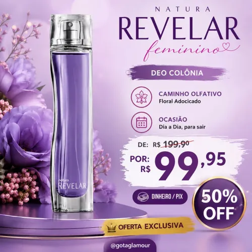 Revelar feminino Natura 