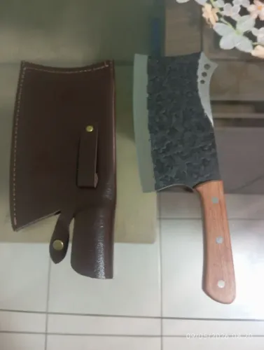 CUTELO COM BAINHA TOP PARA COZINHA CHURRASCO ETC
