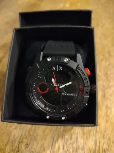 Relógio AX Esportivo, pulseira de Silicone Personalizada
