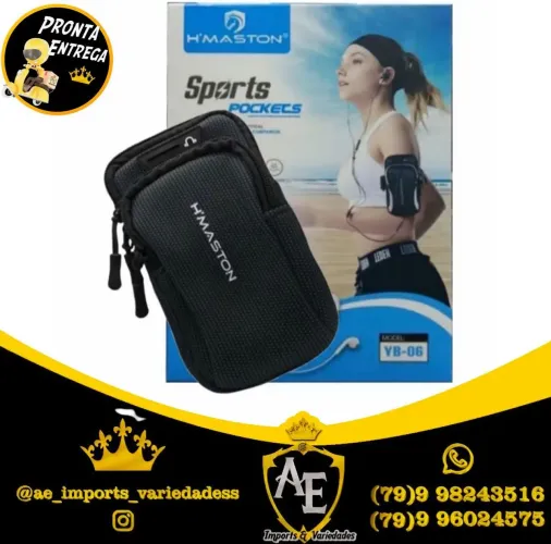 Pochete esportiva de braço