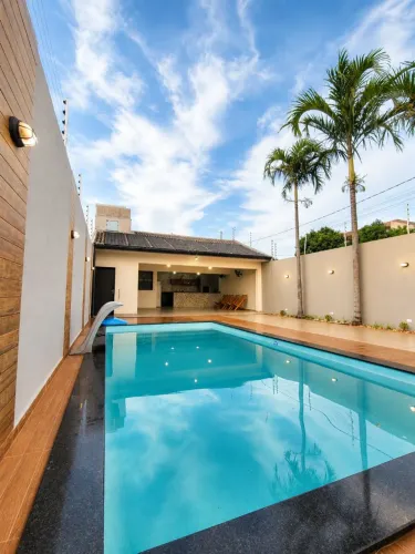 Área de Lazer com piscina aquecida - Locação