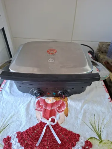 Grill Elétrico MasterChef - Dupla Chapa | Funciona Perfeitamente