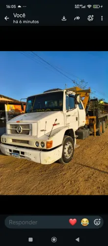 Caminhão 1620 com mulk d 20 t.
