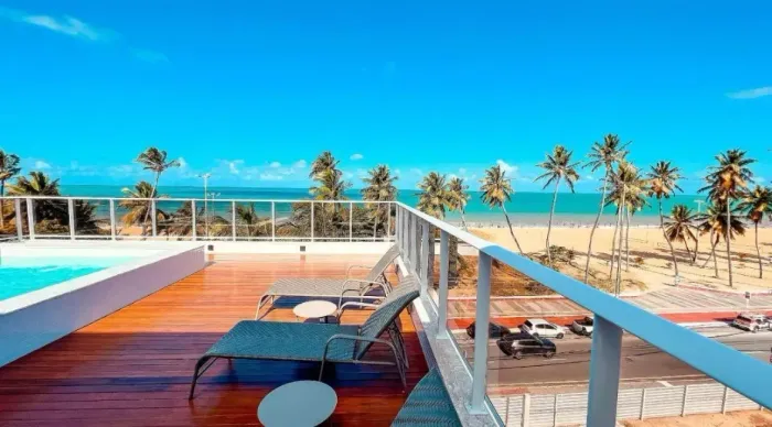 FLAT MOBILIADO NA PRAIA DO BESSA - PORTEIRA FECHADA EM JOÃO PESSOA