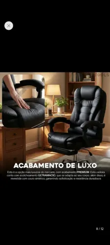 POLTRONA/ CADEIRA PRESIDENTE CONFORT NOVA POR APENAS- - R$ 449.00