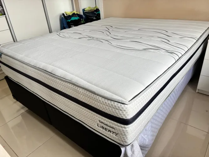 Cama Ortobom Liberty Queen 