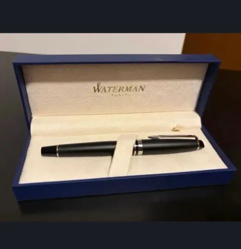 Caneta Tinteiro Waterman Expert lii Negro Fosco Ct S0951860