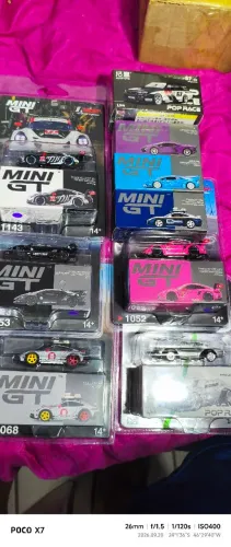 Lote Mini gt e pop Race 13miniaturas