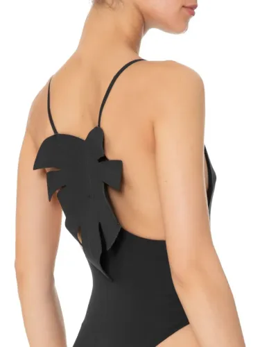 Maiô Folha 3D Preto Farm NOVO