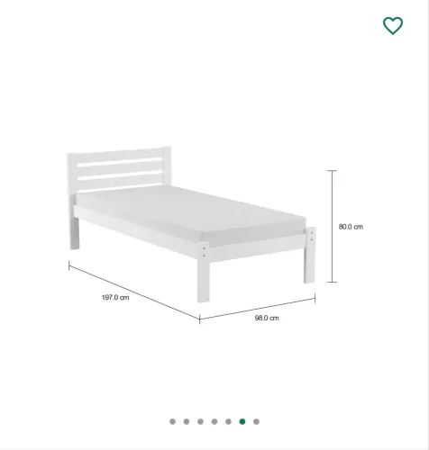 Cama Solteiro TokStok