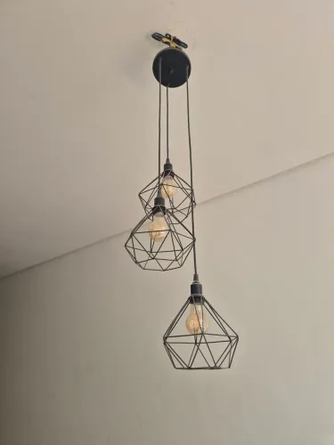 Pendente retrô triplo