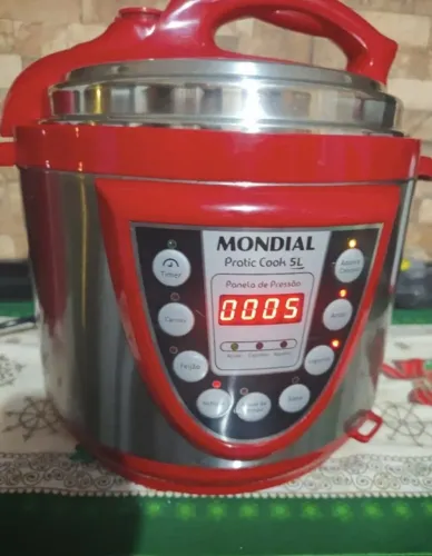 PANELA DE PRESSÃO ELÉTRICA 5 LITROS 