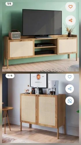 Conjunto Rack e Buffet