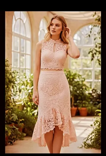 Conjunto renda primavera verão 2019