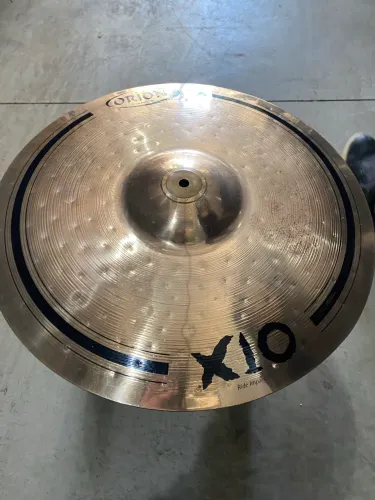 Pratos Orion X10 B10 - Hi-Hat 14? + Ride Impact 21? - Excelente Estado