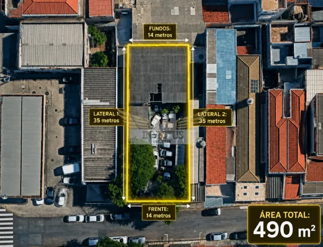 Terreno Residencial/Comercial à Venda, 490m² - Vila Gilda, Santo André/SP.