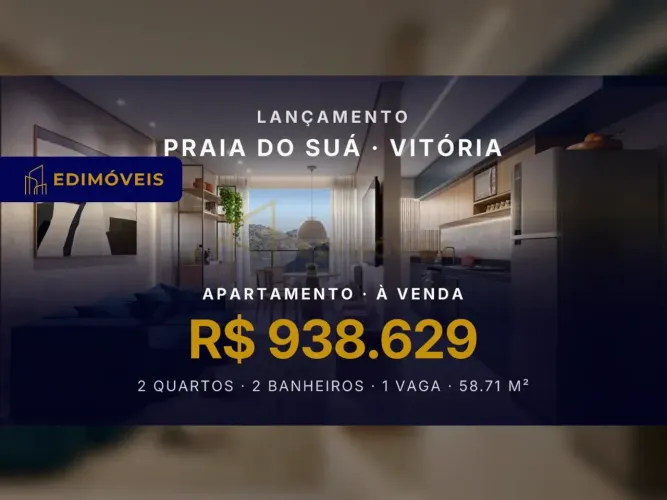 Linda Vista: Apartamento de 2 Quartos no Coração da Praia do Suá