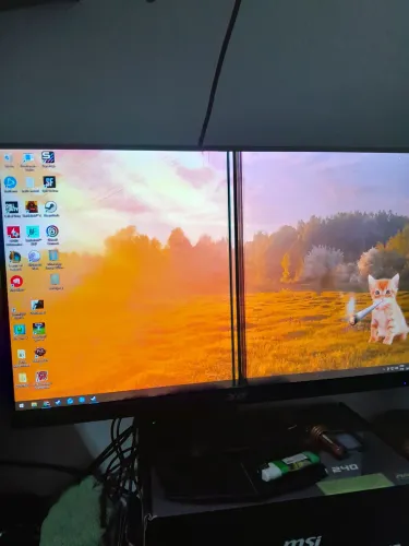 Monitor Acer nitro 180hz com defeito