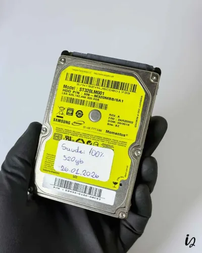 HDs 320gb 2,5" 100%