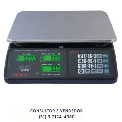 Balança Eletrônica 32KG Urano Nova