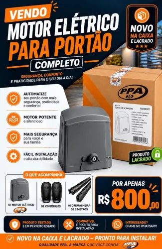 Motor elétrico para portão PPA