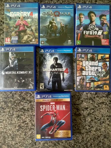 Ps4 Controle Alternativo+ 7 Jogos