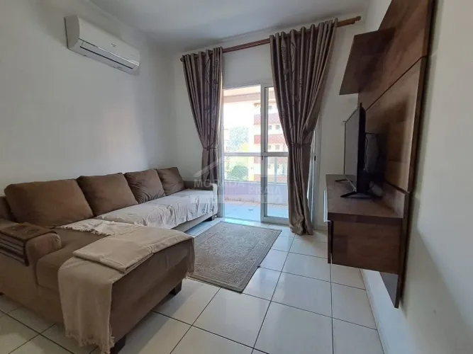 Apartamento 2 dormitórios, 1 suíte, no CANTO DO FORTE, MOBILIADO, Lazer, próximo da praia.