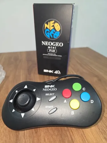 Controle com fio Preto para Neo Geo Mini