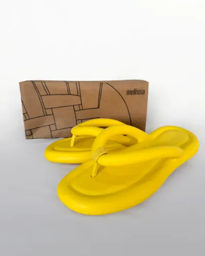 Chinelo Melissa Flip Flop Free Amarelo