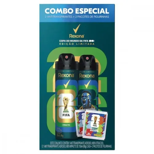 Desodorante Rexona FIFA Xtracool sem as figurinhas