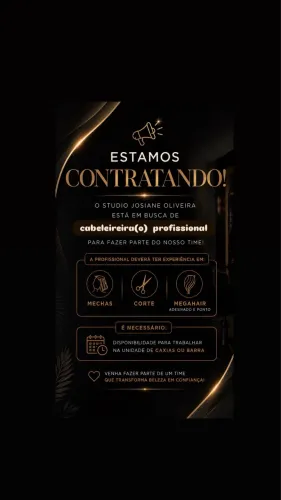 Contrata se profissional Cabelereiro ou cabeleireira