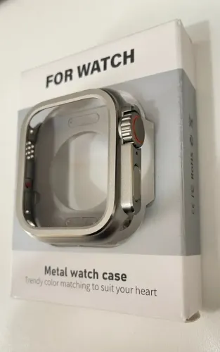 Protetora Case Capa Para Apple Watch 45mm De Metal Se/ 7,8,9