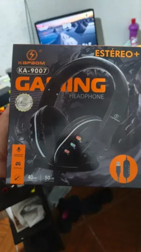 Fone De Ouvido Gamer USB Com LED RGB KA-9007