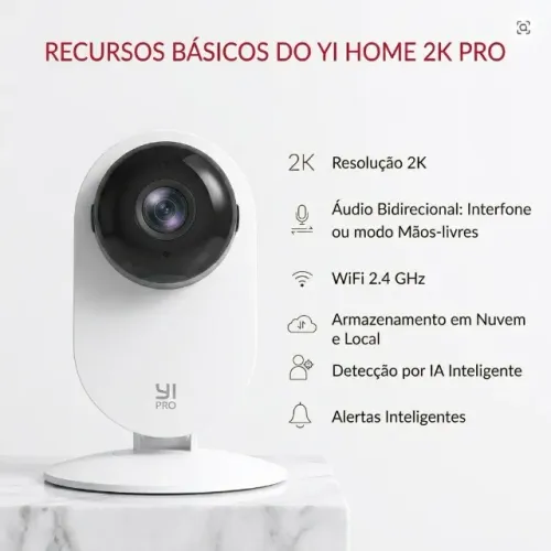 Camera De Seguranca Wifi Yi Xiaomi Home 2k Pro