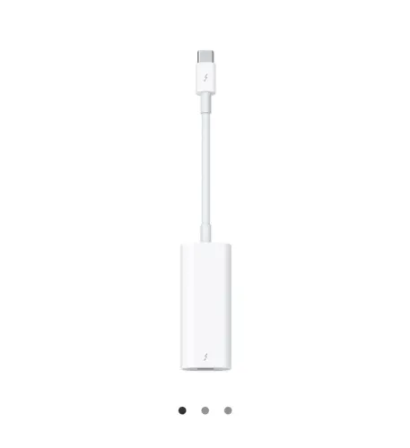 Adaptador Thunderbolt para Thunderbolt 3 (USB-C) Genuino Apple