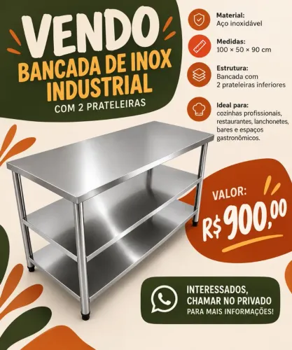 Bancada Inox