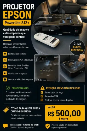 Projetor Epson 