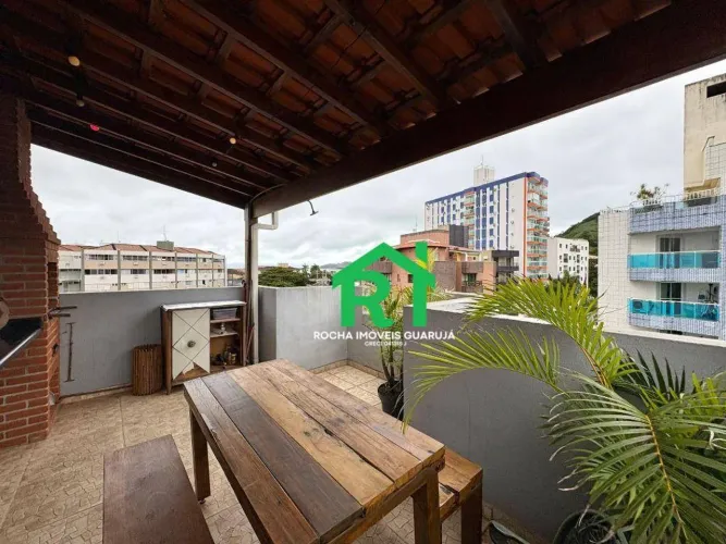 Cobertura com 1 quarto (1 suíte), 2 vagas à venda no Tombo, Guarujá
