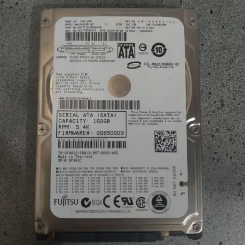 HD 160GB SATA 2.5 Notebook / PS3 / PC Fujitsu Formatado NTFS