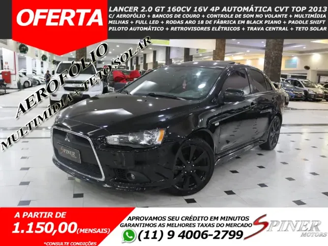 Mitsubishi Lancer GT 2.0 16V 160cv Aut. 2013
