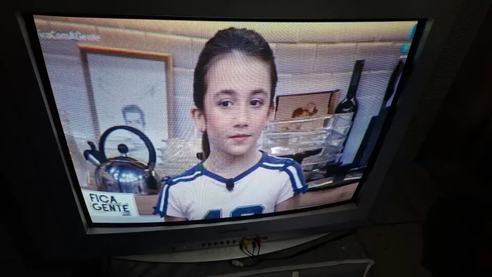 Tv de tubo Panasonic 29 e vários aparelhos 