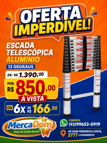 Escada telescópica 