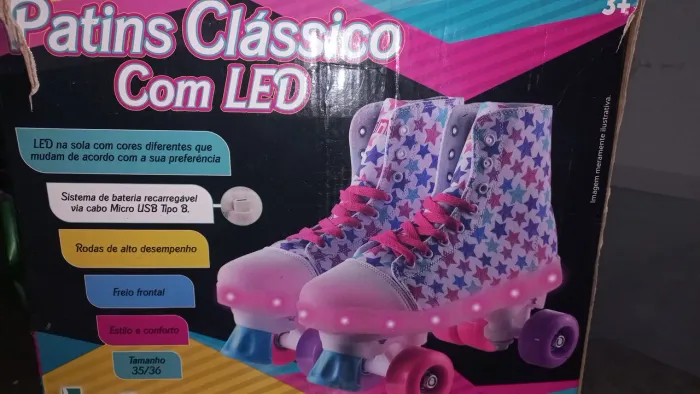 Patins com Led
