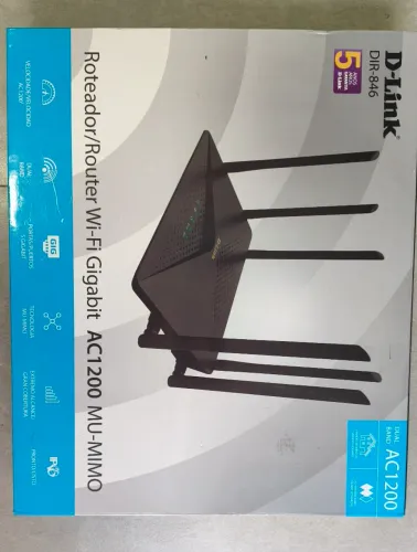 Roteador Wi-Fi D-Link DIR-846 AC1200