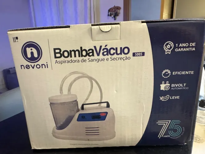 Micro Bomba Branca Aspiradora 5005 Brs Nevoni Bivolt