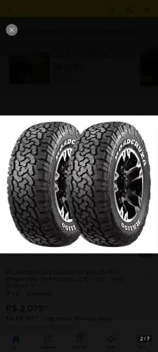 pneus 265 70 17  RA1100 ROADCRUZA 