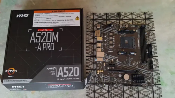 Placa Mãe MSI A520-M A Pro AM4