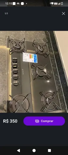 Fogão cooktop