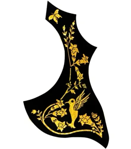 ESCUDO PROTETOR GOTA PARA VIOLAO CLASSICO PRETO BEIJA-FLOR